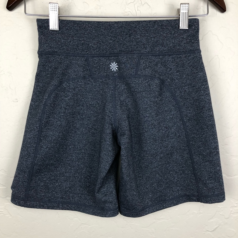 Athleta Kickbooty Compression Shorts Gray XXSP